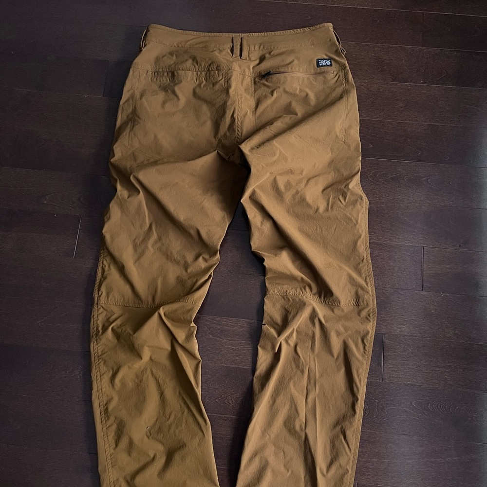 Mountain Hardwear Hiking Lightweight Trail Active Brown Pants Size 30